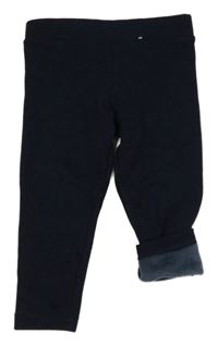 Tmavomodré teplé legíny Primark