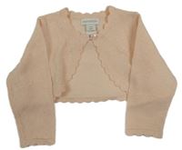 Světlerůžové třpytivé svetrové bolerko Monsoon