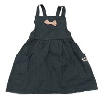 Tmavošedé plátěné šaty s Minnie George