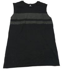 Černé tílko s proužkem H&M