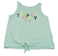 Pomněnkový top s nápisem 