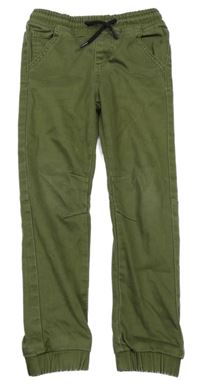 Khaki plátěné cargo kalhoty Denim Co.