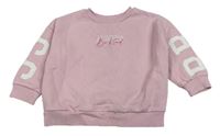 Světlerůžová mikina s nápisem zn. River Island