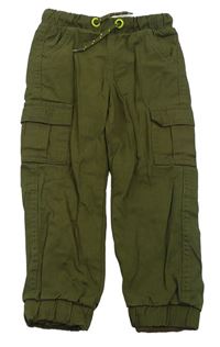Khaki podšité cuff rifle s kapsami Kiki&Koko
