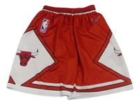 Červeno-bílé basketbalové kraťasy - Chicago Bulls Nike