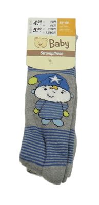 Nové - Šedé thermo punčocháče s postavičkou 