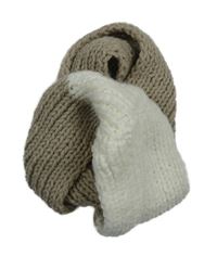 Bílo-hnědý nákrčník