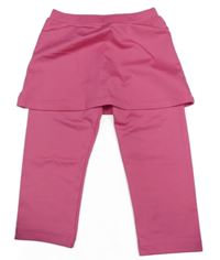 Růžové sportovní legíny se sukní Topolino