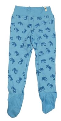 Modré polodupky s traktory Kuniboo