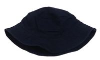 Tmavomodrý  plátěný klobouk F&F