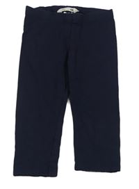 Tmavomodré capri legíny H&M