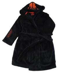 Černý chlupatý župan s kapucí - Star Wars M&S