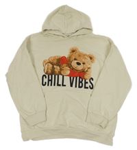 Béžová mikina s medvídkem a kapucí C&A