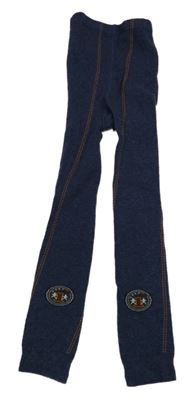 Tmavomodré punčochové legíny s čísly 