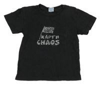 Černé tričko s pirátem 