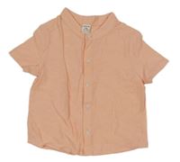 Broskvová košile Shein