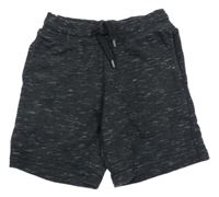 Tmavošedé melírované teplákové kraťasy C&A