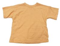 Světleoranžové melírované oversize tričko George