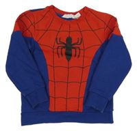 Červeno-safírová mikina Spider-man zn. H&M