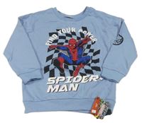 Nové - Modrá mikina se Spider-manem St. Bernard