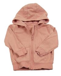 Světleskořicová propínací mikina s kapucí George