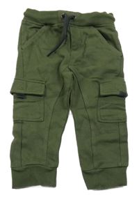 Khaki cargo tepláky boboli