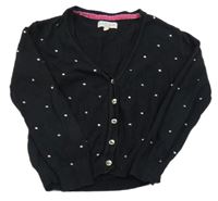 Černý propínací svetr s kamínky M&S