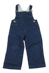 Tmavomodré riflové laclové kalhoty 