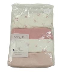 Nové - 4x - Body - 2x - Smetanové s obrázky, 1x - starorůžové, 1x - světlerůžové Tu