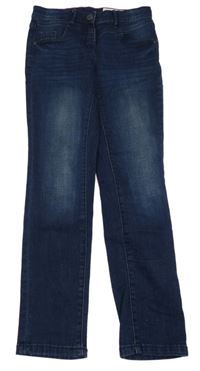 Tmavomodré skinny fit teplákové rifle Pepperts!