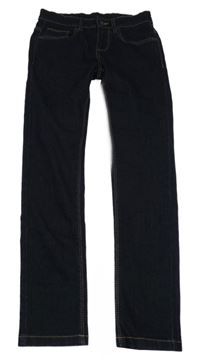 Tmavomodré skinny rifle C&A