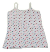 Bílý top se srdíčky JACKY&TOMMY 