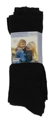 Nové - 2x - Černé punčocháče alive