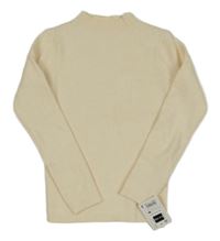 Nové - smetanový žebrovaný úpletový rolák St. Bernard