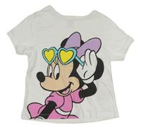 Bílé tričko s Minnie Primark