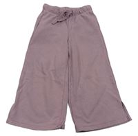 Starorůžové wide leg tepláky H&M