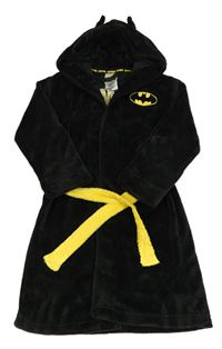 Černý chlupatý župan s kapucí - Batman