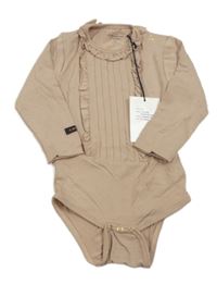 Nové - Hnědé body s volánky