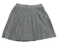 Stříbrná plisovaná sukně Primark