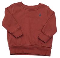 Vínová mikina s výšivkou George