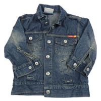 Tmavomodrá riflová bunda Topolino