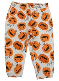 Bílé tepláky s dýněmi Primark