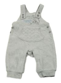 Šedé fleecové laclové tepláky s Tygrem George