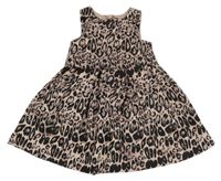 Starorůžovo-černé vzorované slavnostní šaty Next