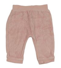 Růžové sametové tepláky George