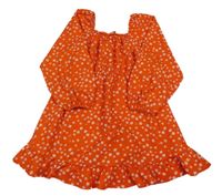 Červené květované šaty Primark