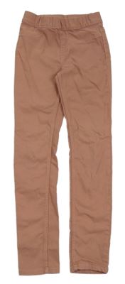 Starorůžové plátěné elastické kalhoty H&M