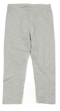 Světlešedé melírované legíny H&M