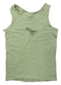 Zelené tílko s dinosaurem
