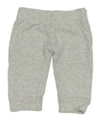 Šedé melírované lehké tepláky